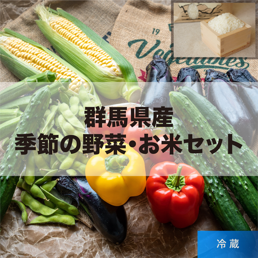 群馬県産  季節の野菜・お米セット